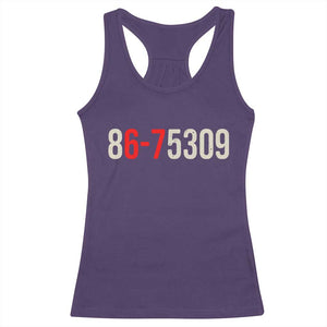 67 Six Seven Meme Racerback Tank Top Vintage 80s Music 8675309 Jenny TS14 Purple Print Your Wear