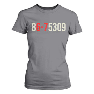 67 Six Seven Meme T Shirt For Women Vintage 80s Music 8675309 Jenny TS14 Charcoal Print Your Wear