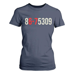 67 Six Seven Meme T Shirt For Women Vintage 80s Music 8675309 Jenny TS14 Navy Print Your Wear