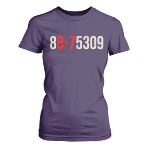 67 Six Seven Meme T Shirt For Women Vintage 80s Music 8675309 Jenny TS14 Purple Print Your Wear
