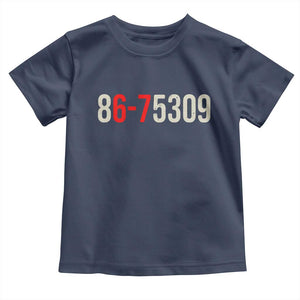 67 Six Seven Meme Toddler T Shirt Vintage 80s Music 8675309 Jenny TS14 Navy Print Your Wear