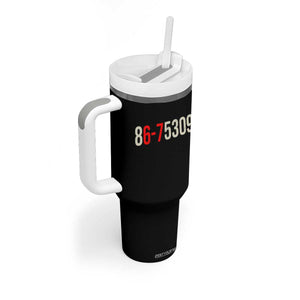 67 Six Seven Meme Tumbler With Handle Vintage 80s Music 8675309 Jenny TS14 Print Your Wear