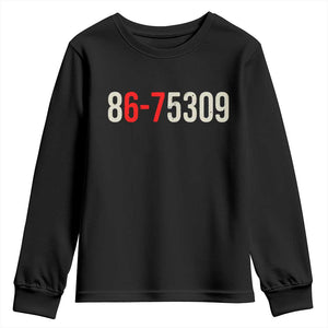 67 Six Seven Meme Youth Sweatshirt Vintage 80s Music 8675309 Jenny TS14 Black Print Your Wear