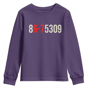 67 Six Seven Meme Youth Sweatshirt Vintage 80s Music 8675309 Jenny TS14 Purple Print Your Wear