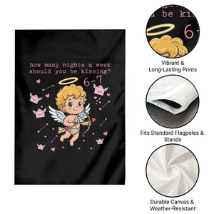 67 Valentine Meme Garden Flag Funny Six Seven Cupid Saying TS14 Print Your Wear