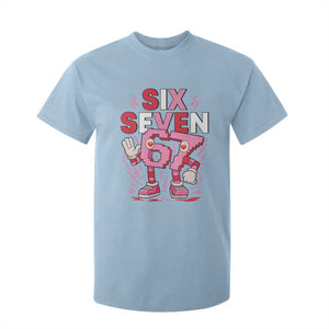 67 Valentines T Shirt For Kid Funny Six Seven Brainrot Meme TS14 Light Blue Print Your Wear