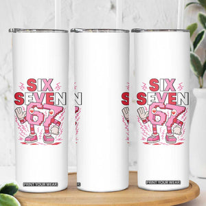 67 Valentines Skinny Tumbler Funny Six Seven Brainrot Meme TS14 Print Your Wear