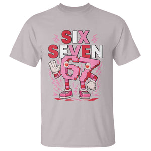 67 Valentines T Shirt Funny Six Seven Brainrot Meme TS14 Ice Gray Print Your Wear