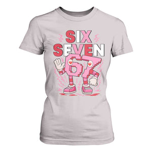 67 Valentines T Shirt For Women Funny Six Seven Brainrot Meme TS14 Ice Gray Print Your Wear