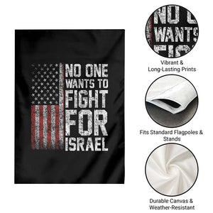No One Wants To Fight For Israel Garden Flag Vintage American Flag Anti War Freedom First TS14 Print Your Wear