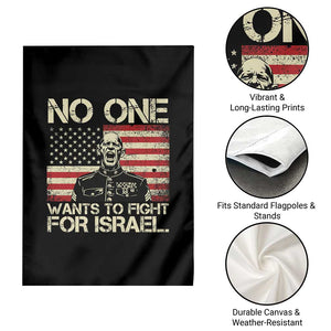 No One Wants To Fight For Israel Garden Flag America First Anti War Marine Veteran TS14 Print Your Wear
