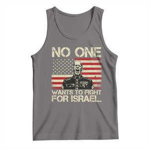 No One Wants To Fight For Israel Tank Top America First Anti War Marine Veteran TS14 Deep Heather Print Your Wear