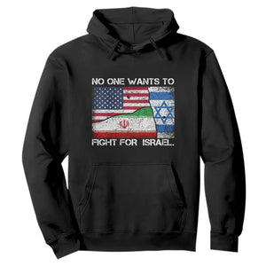 No One Wants To Fight For Israel Hoodie Marine Veteran Freedom Statement TS14 Black Print Your Wear