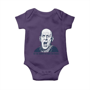 No One Wants To Fight For Israel Baby Onesie Marine Veteran America First Anti War TS14 Purple Print Your Wear