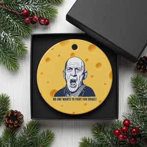 No One Wants To Fight For Israel Ceramic Ornament Marine Veteran America First Anti War TS14 1pc Yellow Cheese Print Your Wear