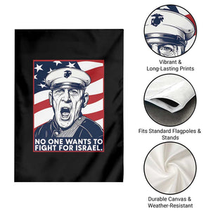 No One Wants To Fight For Israel Garden Flag US Marine Veteran Anti War TS14 Print Your Wear
