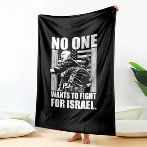 No One Wants To Fight For Israel Throw Blanket US Marine Veteran Anti War America First TS14 Print Your Wear