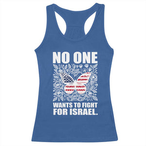 No One Wants To Fight For Israel Racerback Tank Top America First Anti War TS14 Royal Blue Print Your Wear