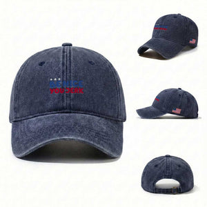Be Nice You Jerk Washed Cotton Baseball Cap Sarcastic Humor Quote TS14 Washed Cap Universal Fit Navy Print Your Wear