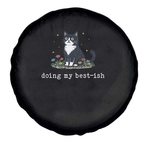 Doing My Best-ish Spare Tire Cover Funny Cat Sarcastic Joke TS14 Print Your Wear