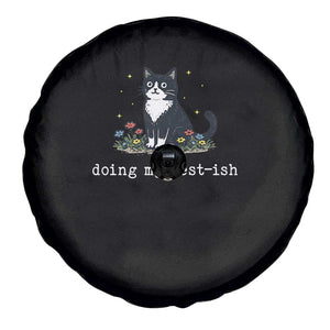 Doing My Best-ish Spare Tire Cover Funny Cat Sarcastic Joke TS14 Print Your Wear