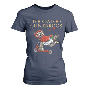 Toodaloo Cuntaroos T Shirt For Women Funny Sarcastic Raccoon Inappropriate Meme TS14 Navy Print Your Wear