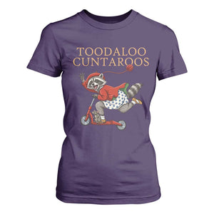 Toodaloo Cuntaroos T Shirt For Women Funny Sarcastic Raccoon Inappropriate Meme TS14 Purple Print Your Wear