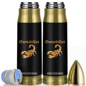 Quesadillas Scorpion Bullet Tumbler Burnt Orange Southwestern TS14 Black Print Your Wear