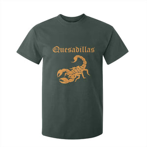 Quesadillas Scorpion T Shirt For Kid Burnt Orange Southwestern TS14 Dark Forest Green Print Your Wear
