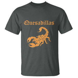 Quesadillas Scorpion T Shirt Burnt Orange Southwestern TS14 Dark Heather Print Your Wear