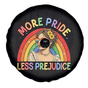 More Pride Less Prejudice Spare Tire Cover Pride Month LGBTQ Gay Lesbian