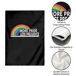 More Pride Less Prejudice Garden Flag Pride Month LGBTQ