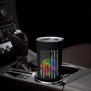 Tree of Life Rainbow LGBTQ Pride Tumbler Cup American Flag Gift TS14 Print Your Wear
