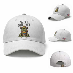 Pride Frog LGBT Rainbow Baseball Cap Well Sheeyit Country Western