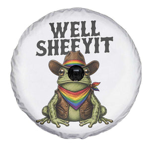 Pride Frog LGBT Rainbow Spare Tire Cover Well Sheeyit Country Western TS14 Print Your Wear