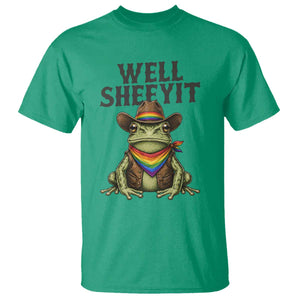 Pride Frog LGBT Rainbow T Shirt Well Sheeyit Country Western TS14 Irish Green Print Your Wear