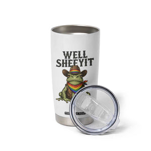 Pride Frog LGBT Rainbow Tumbler Cup Well Sheeyit Country Western TS14 Print Your Wear
