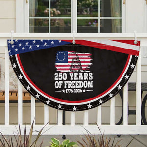 250 Years Of Freedom Patriotic Fan Flag Gadsden Flag American Patriot US