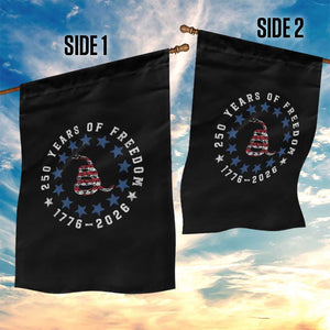 250 Years Of Freedom Garden Flag Gadsden Betty Ross Flag Ring of Stars American Patriot US