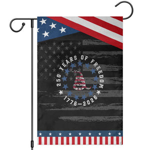 250 Years Of Freedom Patriotic Garden Flag Gadsden Betty Ross Flag Ring of Stars American Patriot US