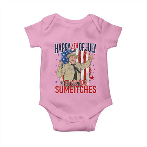 Happy 4th Of July To All You Sumbitches Baby Onesie Funny USA 250th Anniversary Independence Day
