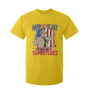 Happy 4th Of July To All You Sumbitches T Shirt For Kid Funny USA 250th Anniversary Independence Day