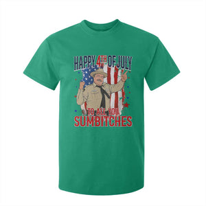 Happy 4th Of July To All You Sumbitches T Shirt For Kid Funny USA 250th Anniversary Independence Day