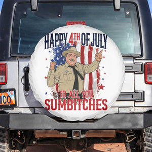 Happy 4th Of July To All You Sumbitches Spare Tire Cover Funny USA 250th Anniversary Independence Day