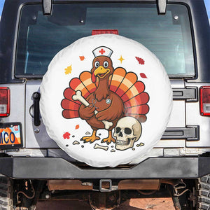 Funny Thanksgiving Nurse Turkey Spare Tire Cover Fall RN TS14 No hole White Print Your Wear