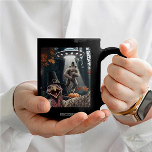 Thanksgiving Funny Bigfoot Turkey Selfie Coffee Mug TS14 Print Your Wear