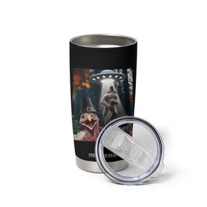 Thanksgiving Funny Bigfoot Turkey Selfie Tumbler Cup TS14 Print Your Wear
