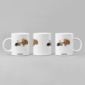 Funny Thanksgiving Coffee Mug Turkey Fake Cat Meow TS14 Print Your Wear
