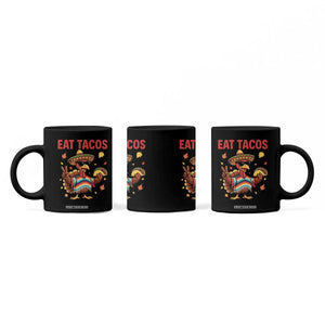 Funny Turkey Thanksgiving Coffee Mug Eat Tacos TS14 Print Your Wear