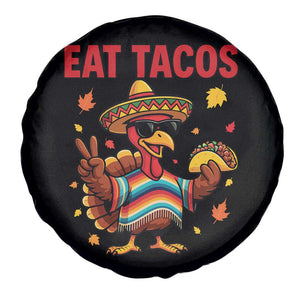 Funny Turkey Thanksgiving Spare Tire Cover Eat Tacos TS14 Print Your Wear